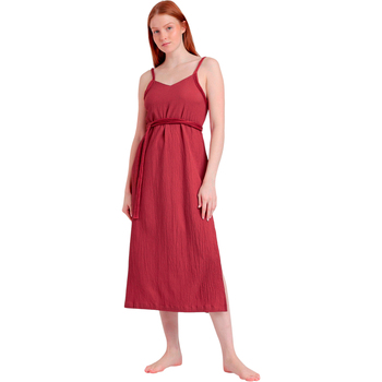 Admas Jurk  Halflange zomerjurk met dunne bandjes Linen Style