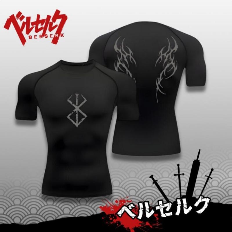 Xin nan zhuang Guts Compressieshirt | Berserk, Anime, Guts, Sportkleding, Sportkleding, Animeshirt, Compressor, Spieren, Sportschoolesthetiek, Animekleding, Shapewear S