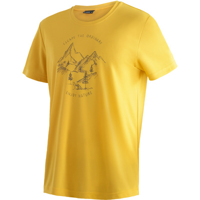 Maier sports Heren Dieter Print T-shirt