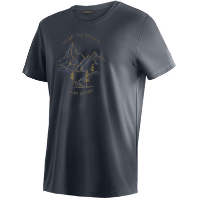 Maier sports Heren Dieter Print T-shirt