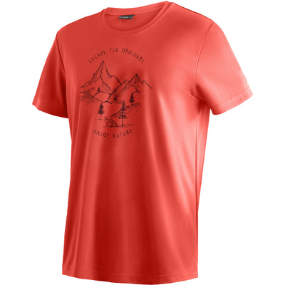 Maier sports Heren Dieter Print T-shirt