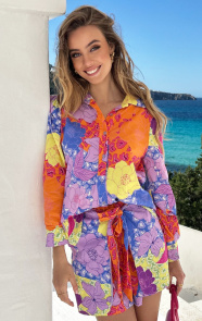 Jurkjes Blouse Met Details Djedi Multicolor
