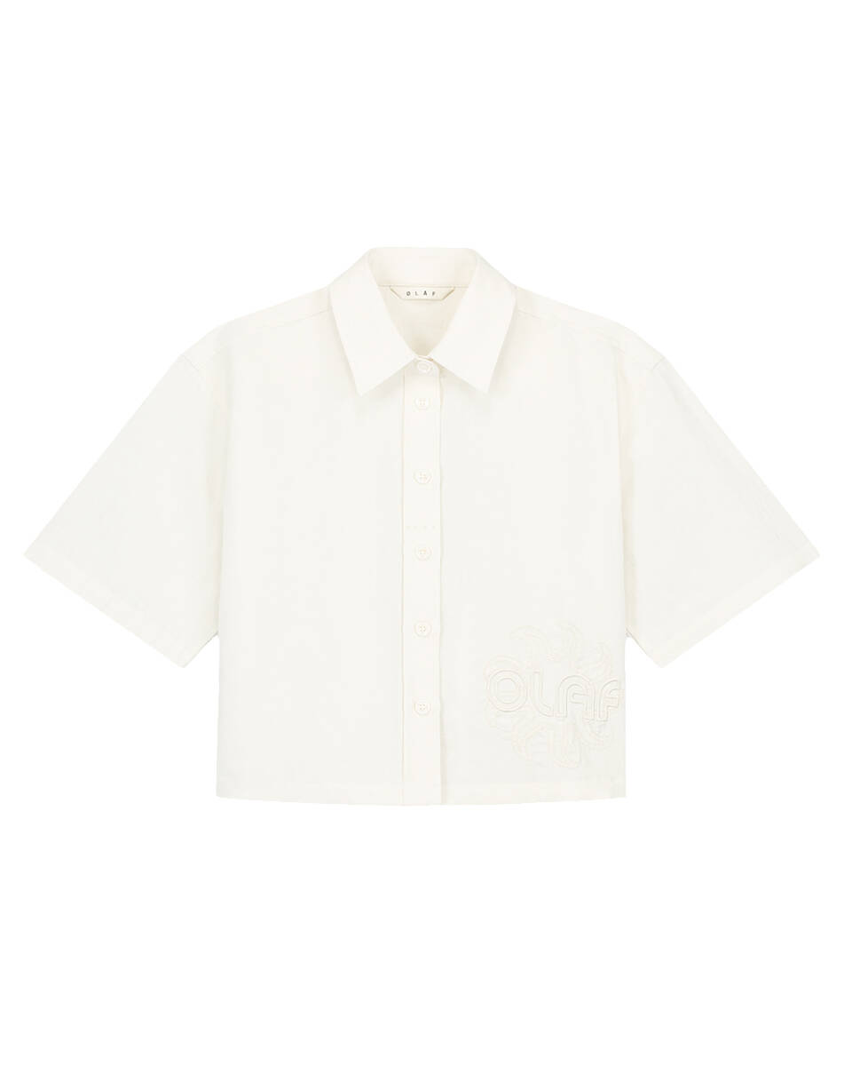 Olaf Hussein Blouse korte mouw w210302
