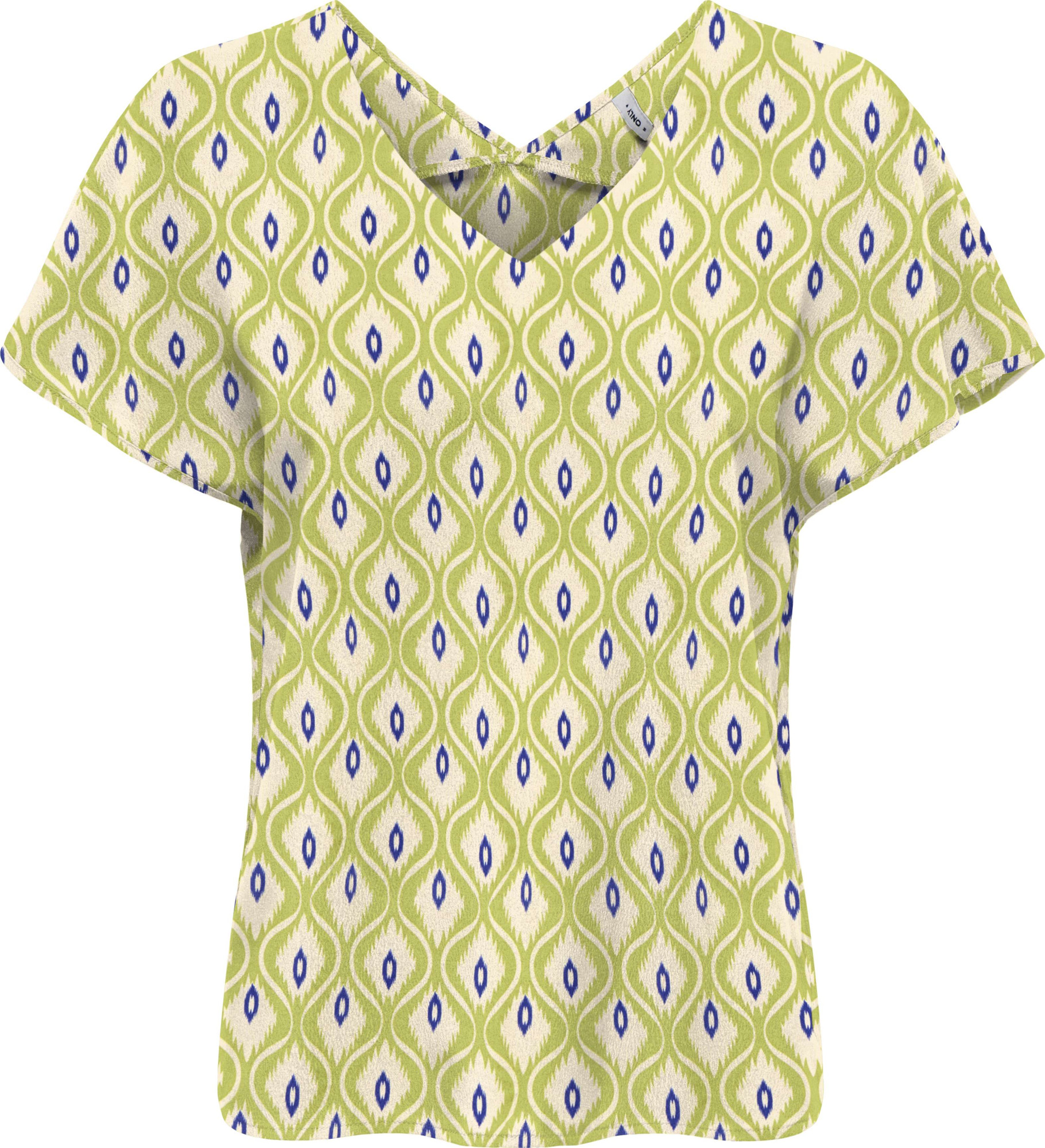 Only Onlnova life vis s/s emmy top aop camping gear/656