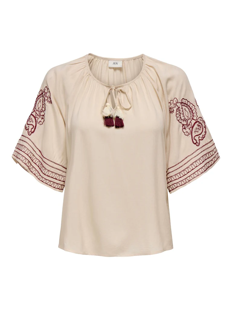 Jacqueline de Yong Risso life bianca l/s top