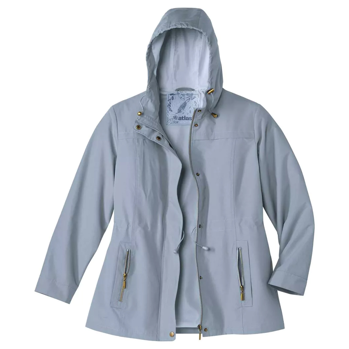 Atlas for Women Dames waterafstotende winddichte parka