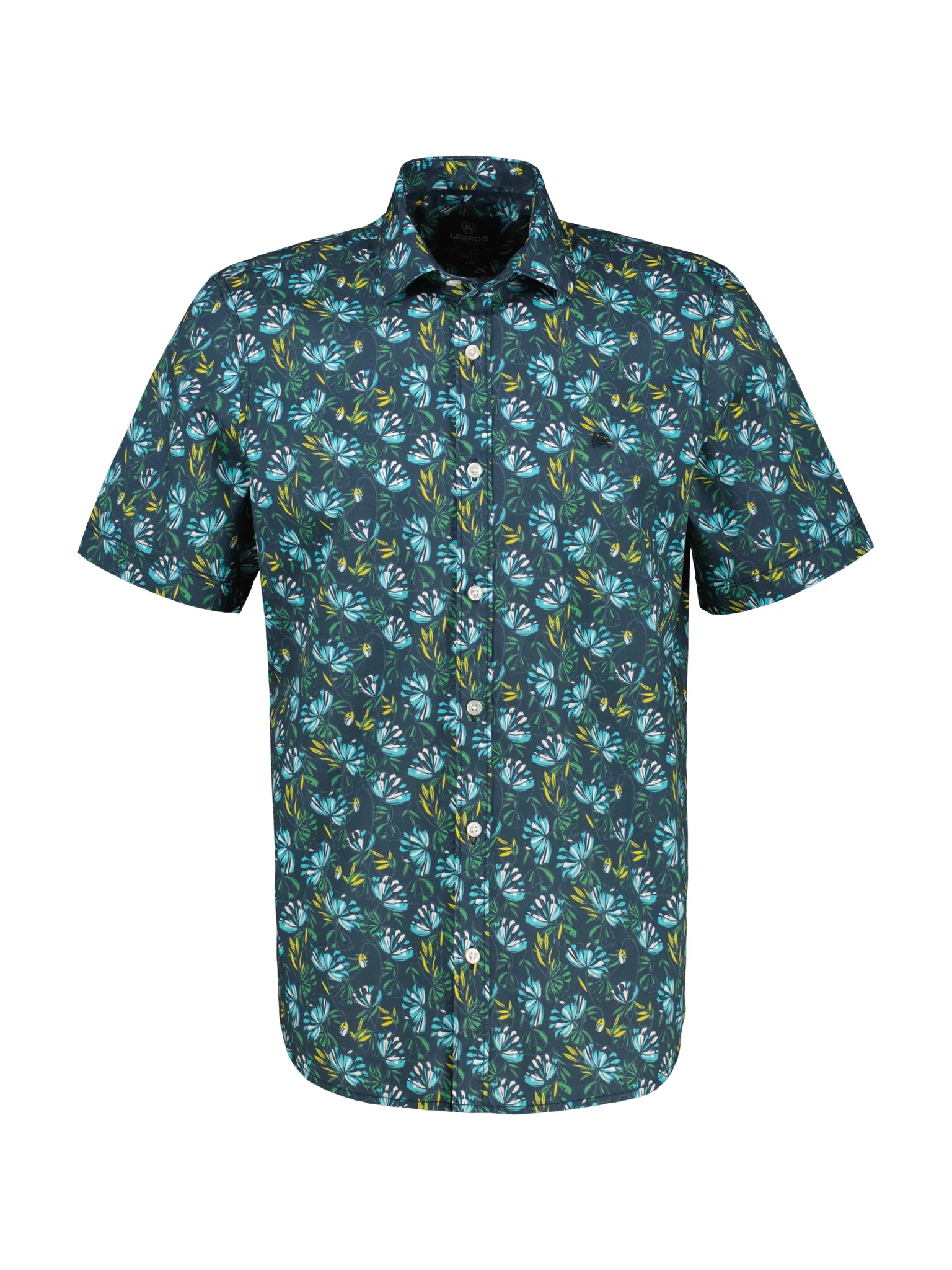 Lerros Heren overhemd 25423261 456 coastal blue