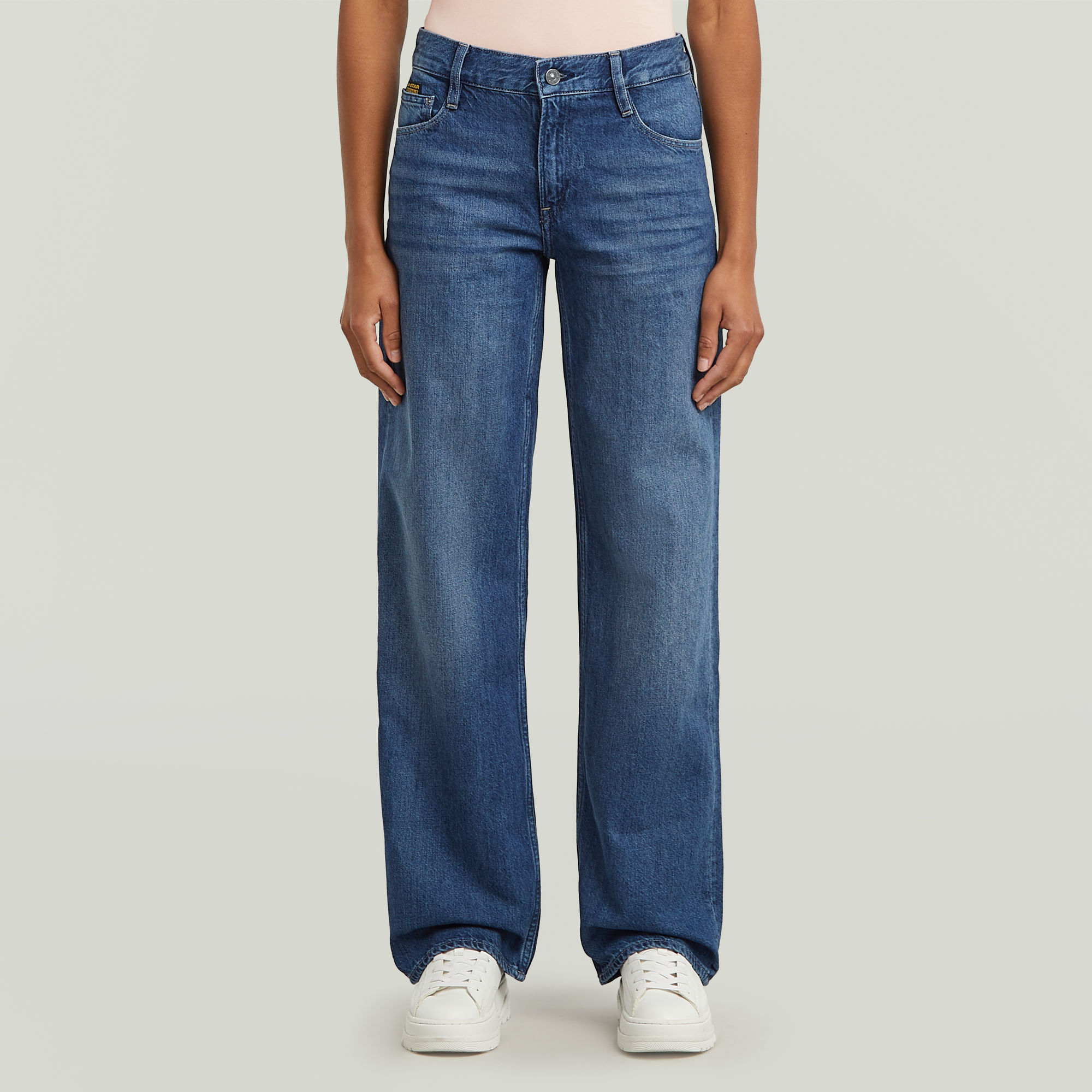 G-Star RAW Judee Loose Low Waist Jeans - Midden blauw - Dames