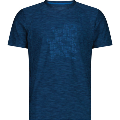 CMP Heren Melange Print T-shirt
