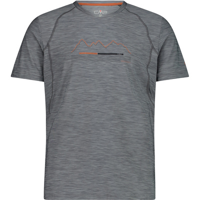 CMP Heren Melange Print T-shirt