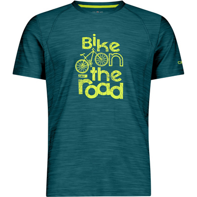 CMP Heren Melange Print T-shirt