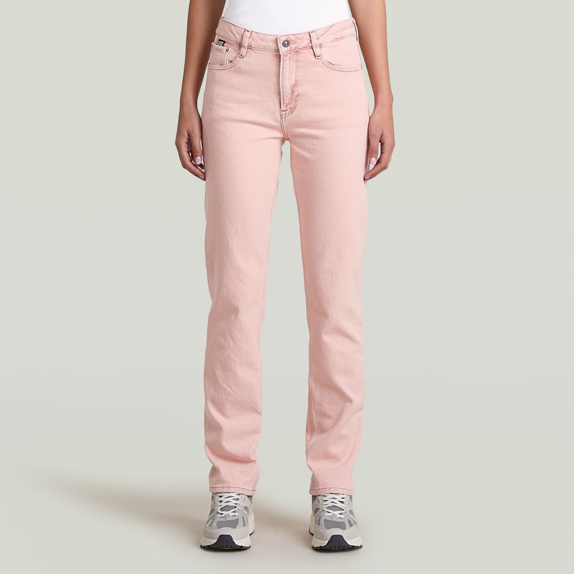 G-Star RAW Iggie Straight Jeans - Roze - Dames