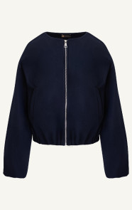 The Musthaves Bomberjacket Met Rits Marine