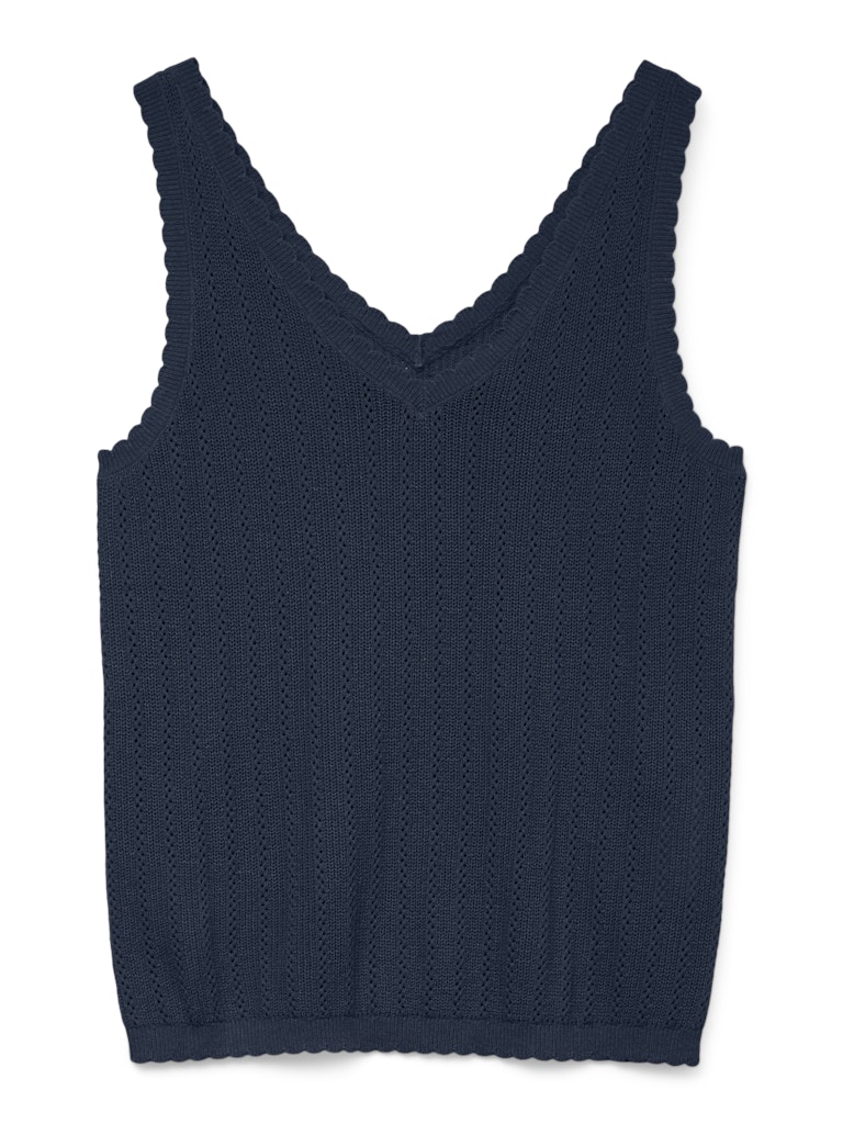 Vero Moda vmluxlight pointelle sl v-neck top 10330773 blazer