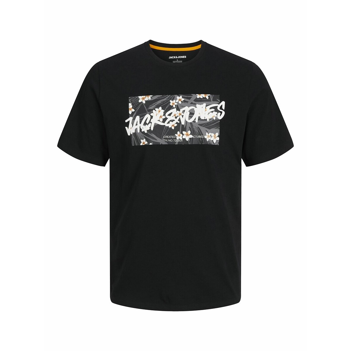 Jack & Jones Shirt met print JJHAWAII SHAPE TEE SS CREW NECK