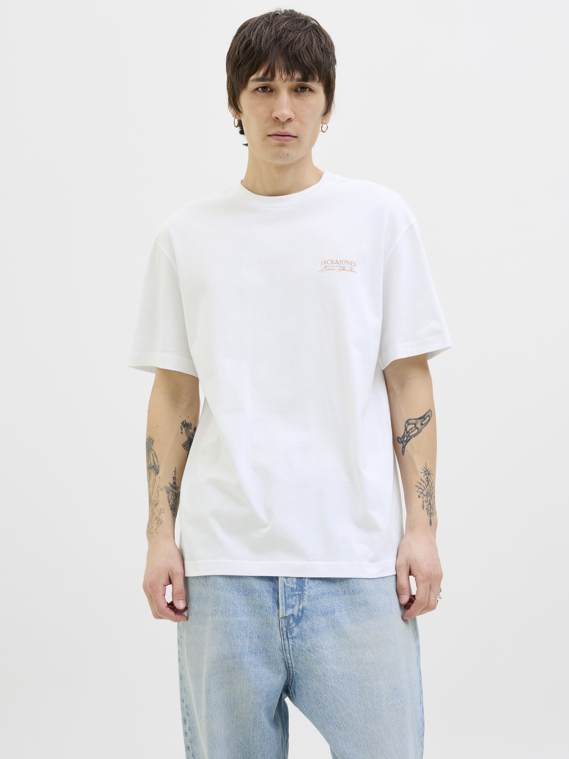 Jack & Jones Shirt met ronde hals JJSUMMER VIBES TEE SS CREW NECK LN