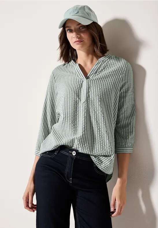 Cecil Klassieke blouse met streepmotief
