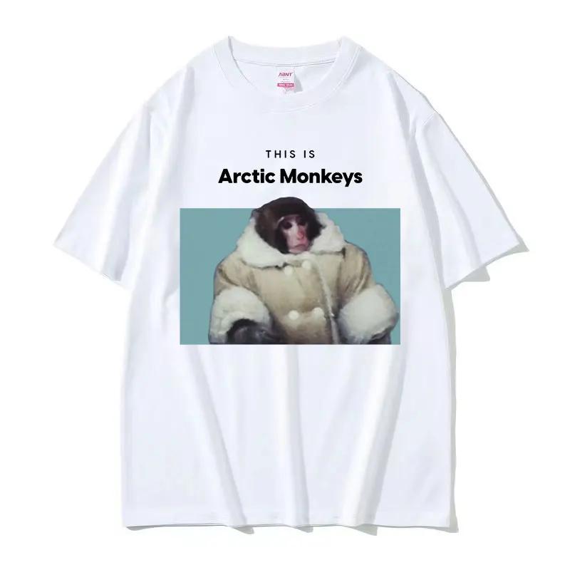 Hoodie Suit Clothing Grappig Dit is Arctic Monkeys Grafisch T-shirt Heren Dames Retro Punk Kleding T-shirt Casual Katoenen Oversized T-shirts S