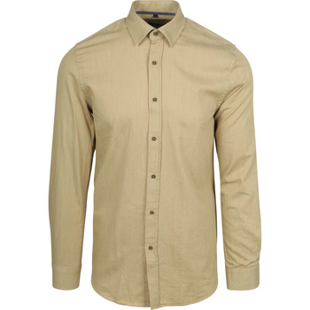 Suitable Overhemd Lange Mouw  Overhemd Washed Sand