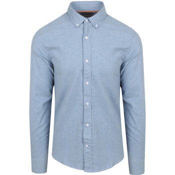Suitable Overhemd Lange Mouw  Overhemd Flanel Lichtblauw