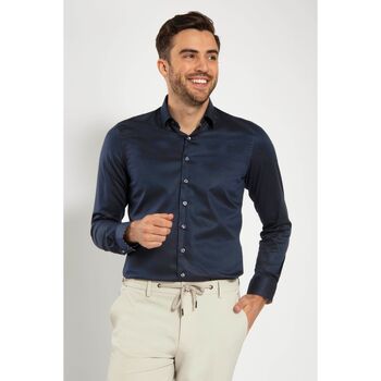 Suitable Overhemd Lange Mouw  Overhemd Navy 270-5