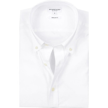 Mcgregor Overhemd Lange Mouw  Overhemd Oxford Wit