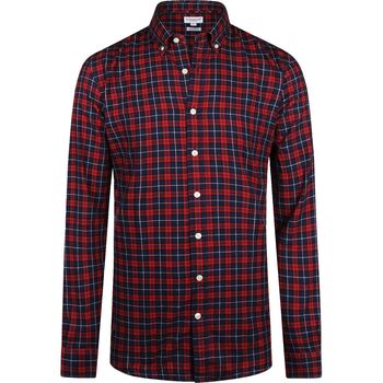 Mcgregor Overhemd Lange Mouw  Overhemd Ruit Rood Blauw