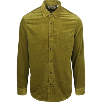 Scotch & Soda Overhemd Lange Mouw Scotch & Soda Solid Corduroy Overhemd Groen