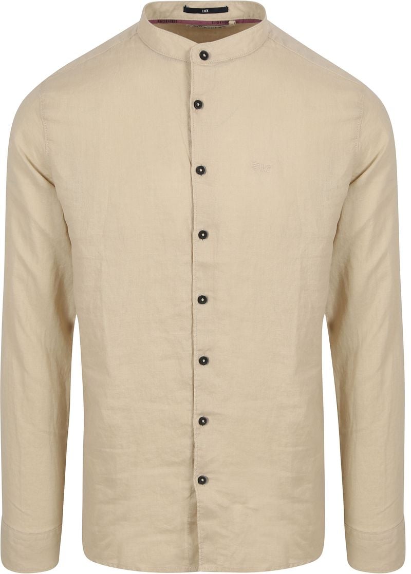 No Excess Overhemd Linnen Beige