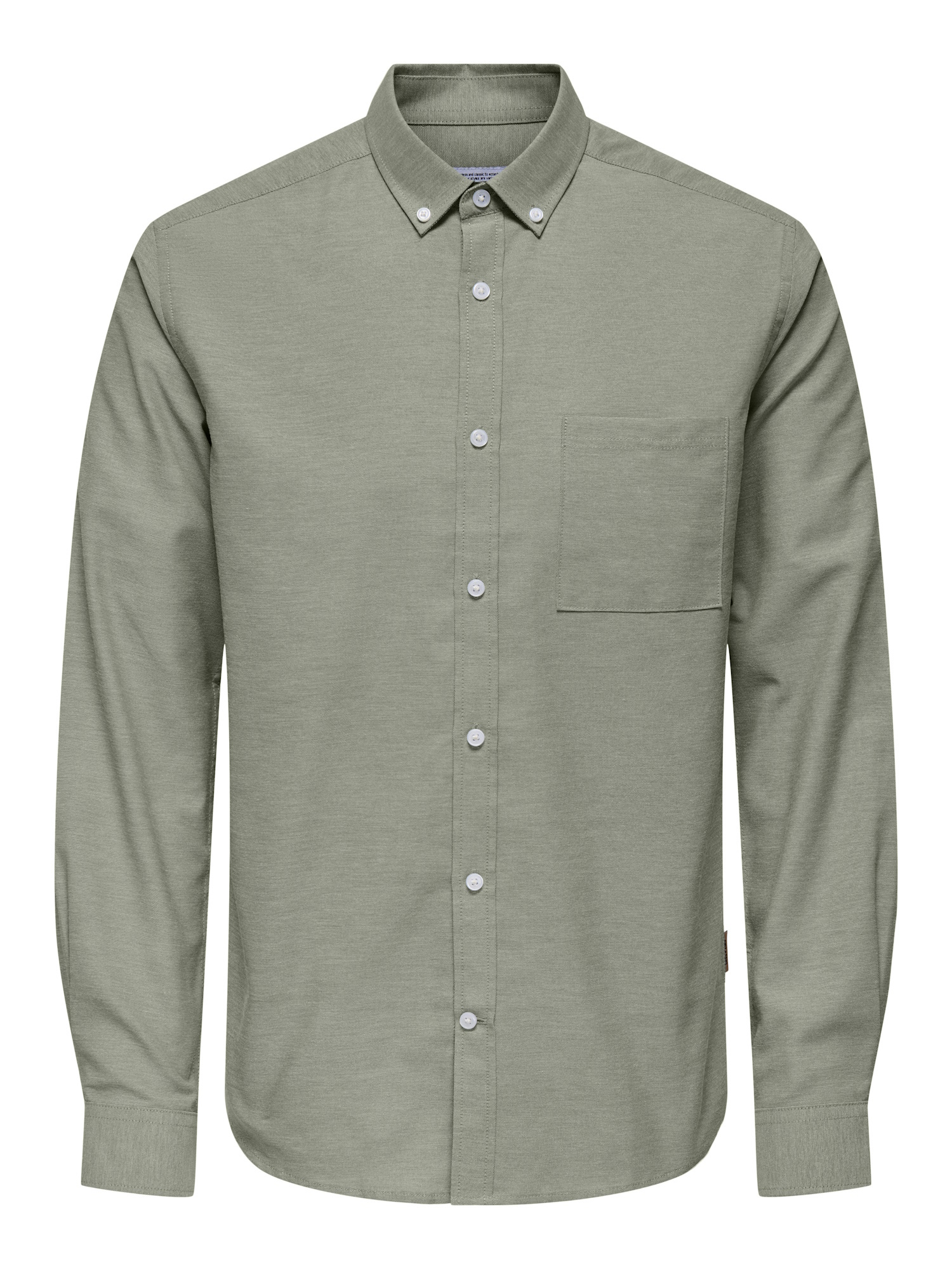 ONLY & SONS Overhemd met lange mouwen ONSALVARES SLIM LS OXFORD SHIRT OTL
