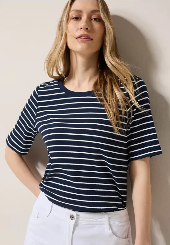 Cecil T-shirt met streepmotief