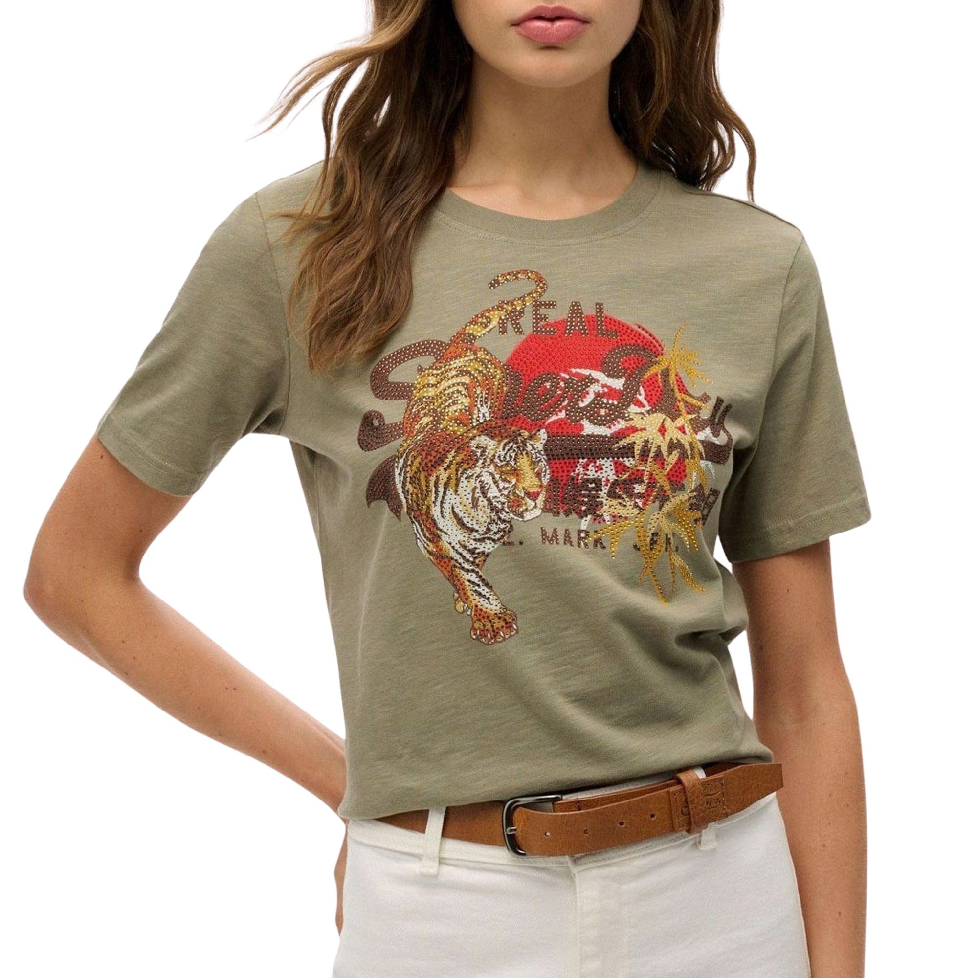 Superdry Shirt met korte mouwen VL TOKYO RELAXED TEE