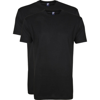 Alan Red T-shirt  T-Shirt Virginia Zwart (2 pack)