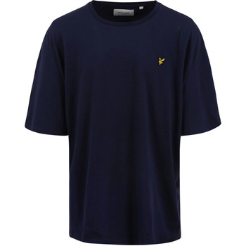 Lyle And Scott T-shirt  Plussize T-shirt Donkerblauw