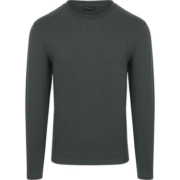 Suitable T-shirt  Respect Longsleeve Heavy T-shirt Donkergroen