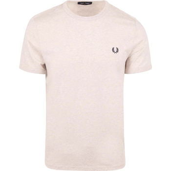 Fred Perry T-shirt  Ringer T-Shirt Beige X23