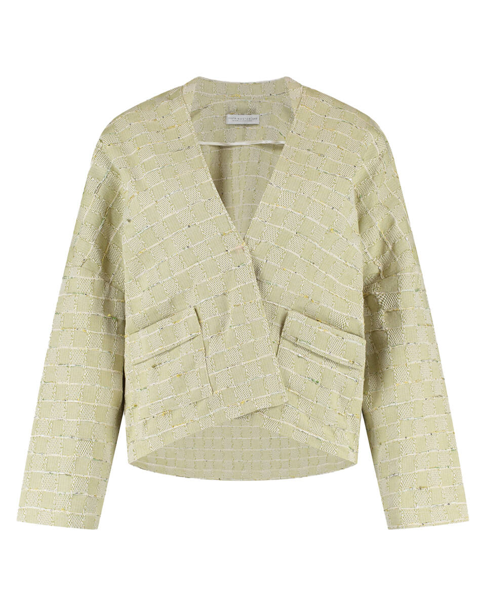 Amaya Amsterdam Blouse korte mouw james