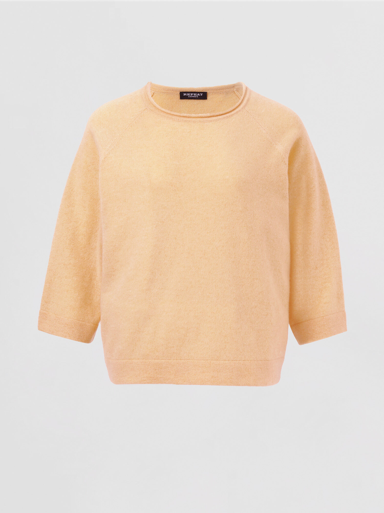 REPEAT cashmere Trui van biologische cashmere met 3/4 raglanmouwen
