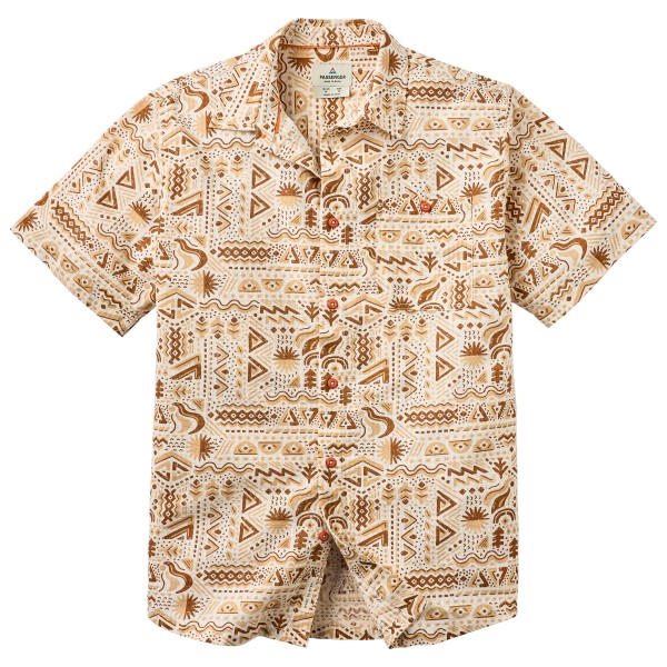 Passenger  Chill Textured S/S Shirt - Overhemd, beige