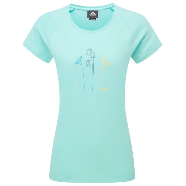 Mountain Equipment  Women's Mountain Flower Tee - T-shirt, turkoois