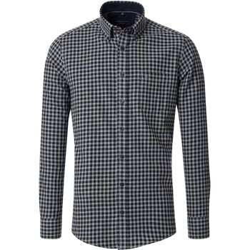Casa Moda Overhemd Lange Mouw  Overhemd Ruiten Navy