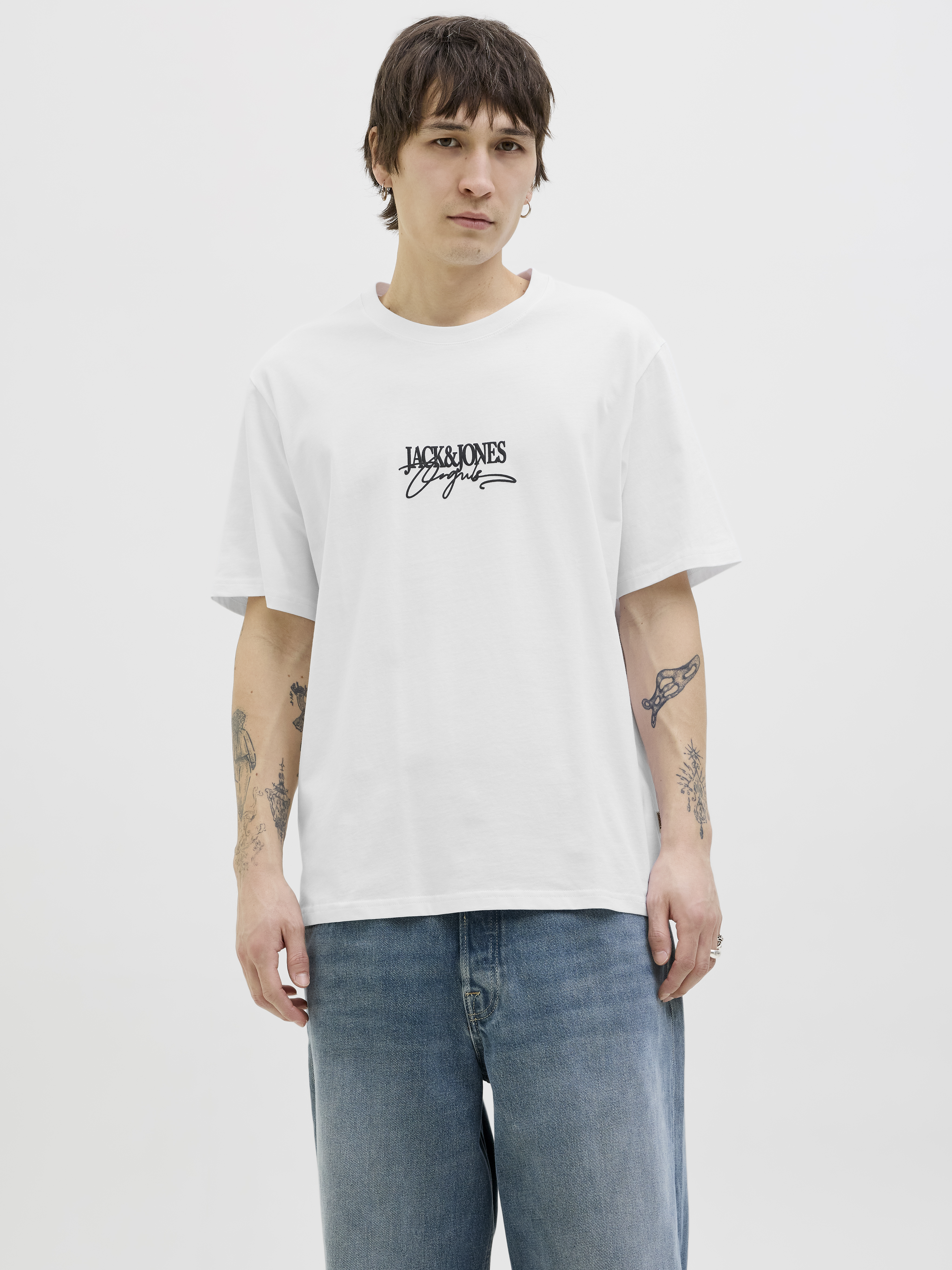Jack & Jones Joralmeria branding tee ss crew nec
