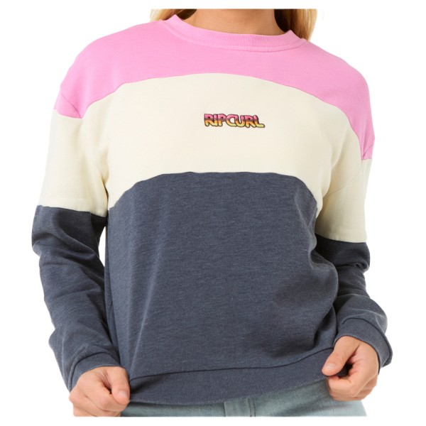 Rip Curl  Women's Las Dalias Colourblock Crew - Trui, blauw