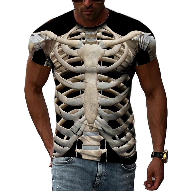 Transmission of love 3D Interessante Grappige Botten Mannen T-shirt Zomer Mode Persoonlijkheid Street Style Gedrukt Tees Hip Hop Harajuku Korte Mouw Tops XS