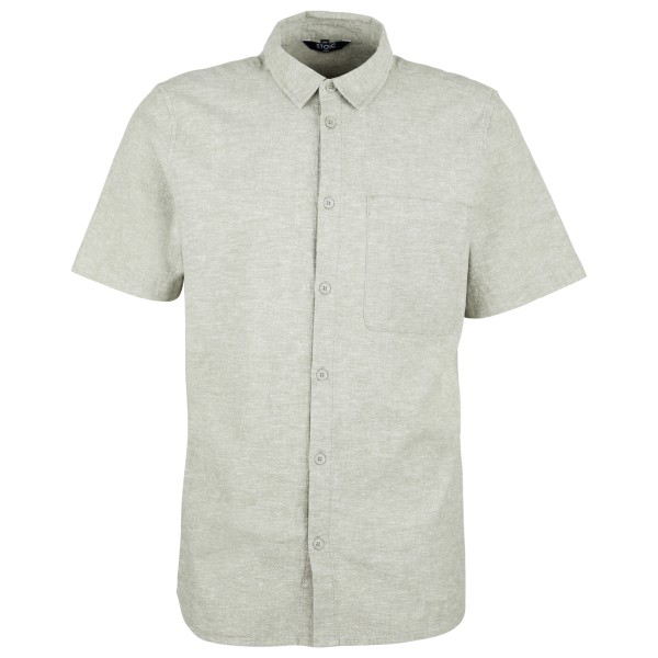 Stoic  Hemp54 BjurholmSt. S/S Shirt - Overhemd, grijs