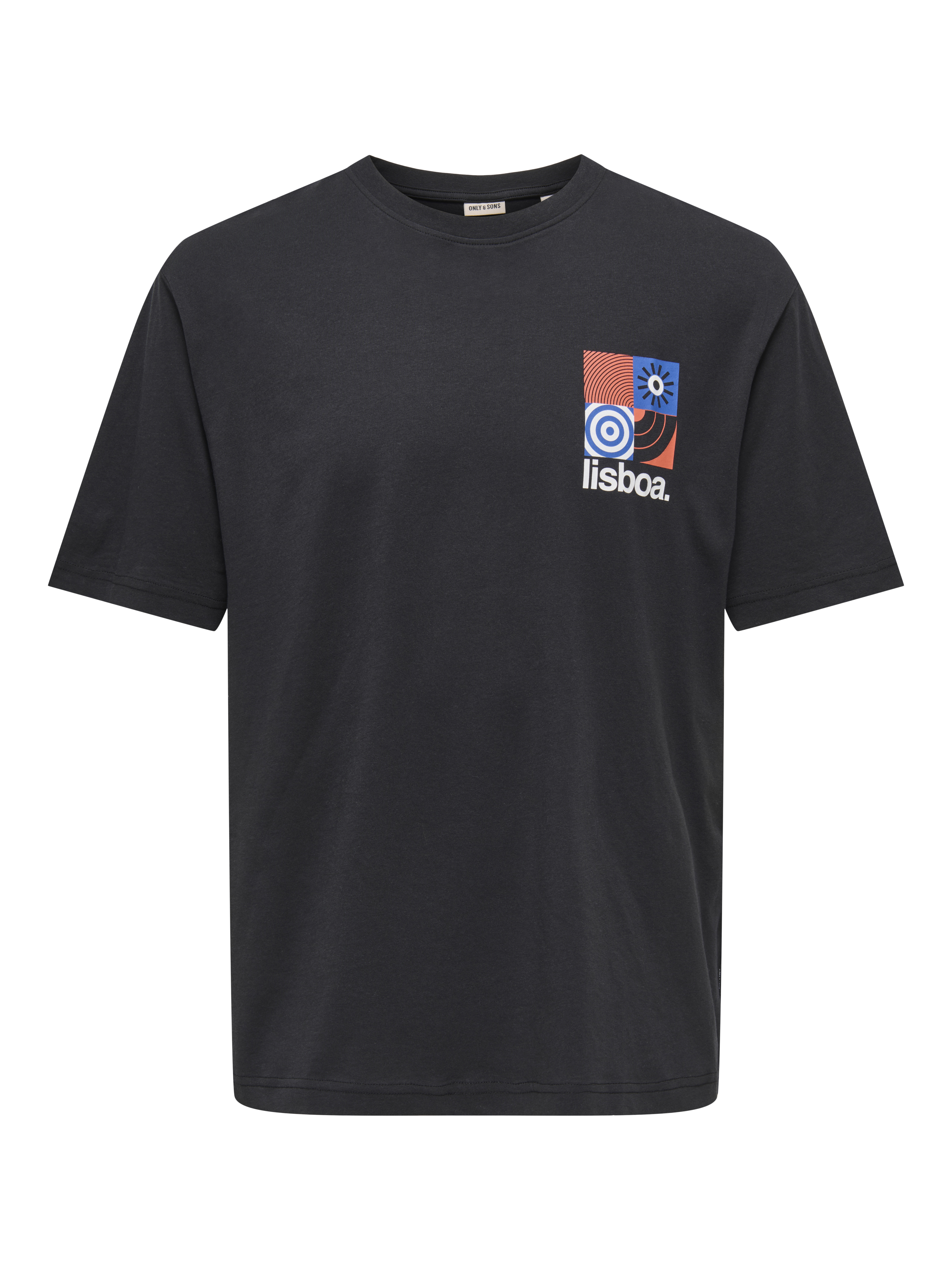 Only & Sons Onskeane rlx ss printed tee cs