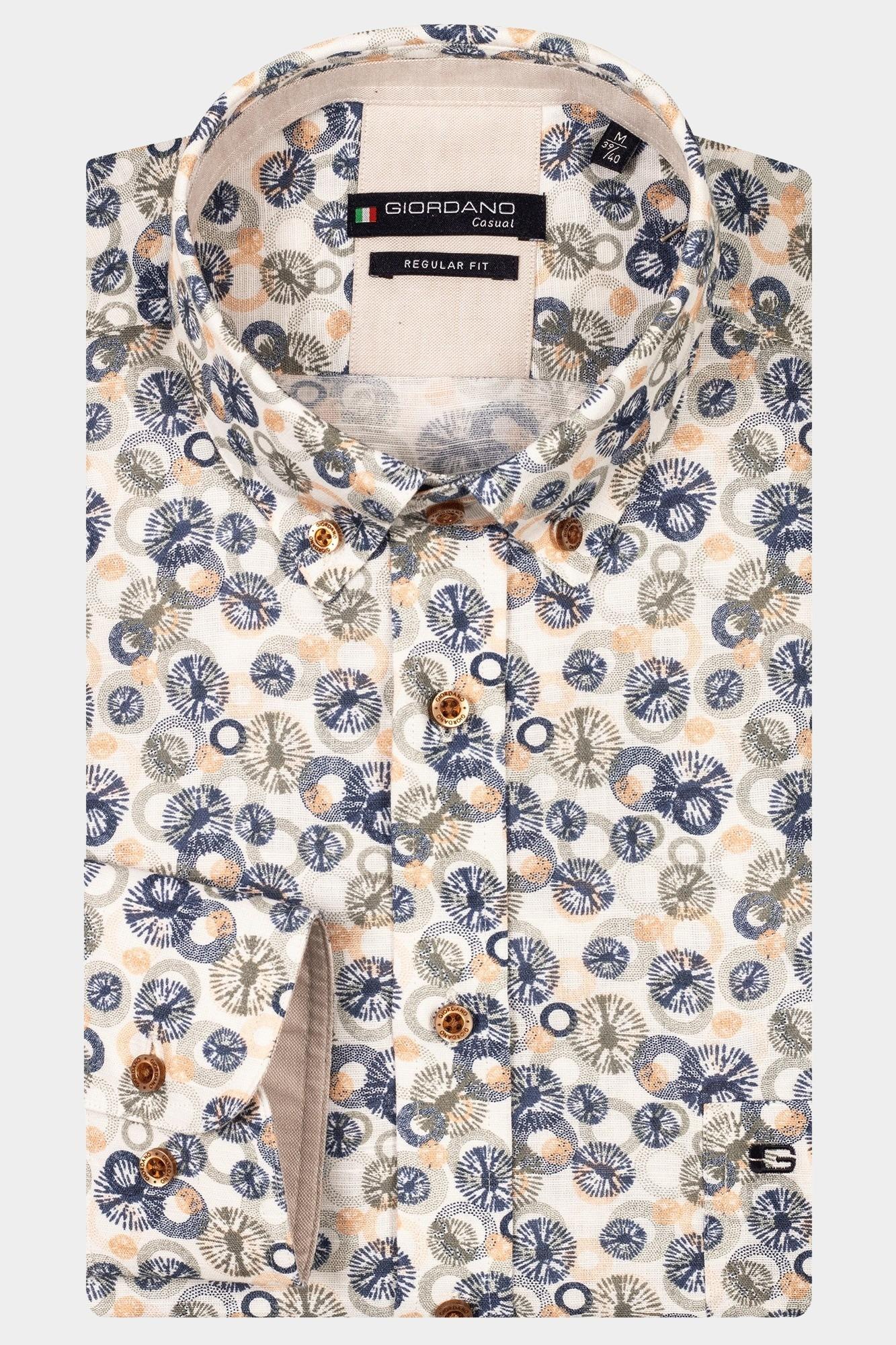 Giordano Casual hemd korte mouw league short sleeve button do 516039/70