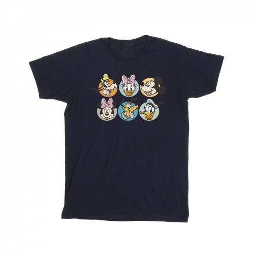 Disney Heren Mickey Mouse en vrienden gezichten T-shirt XL