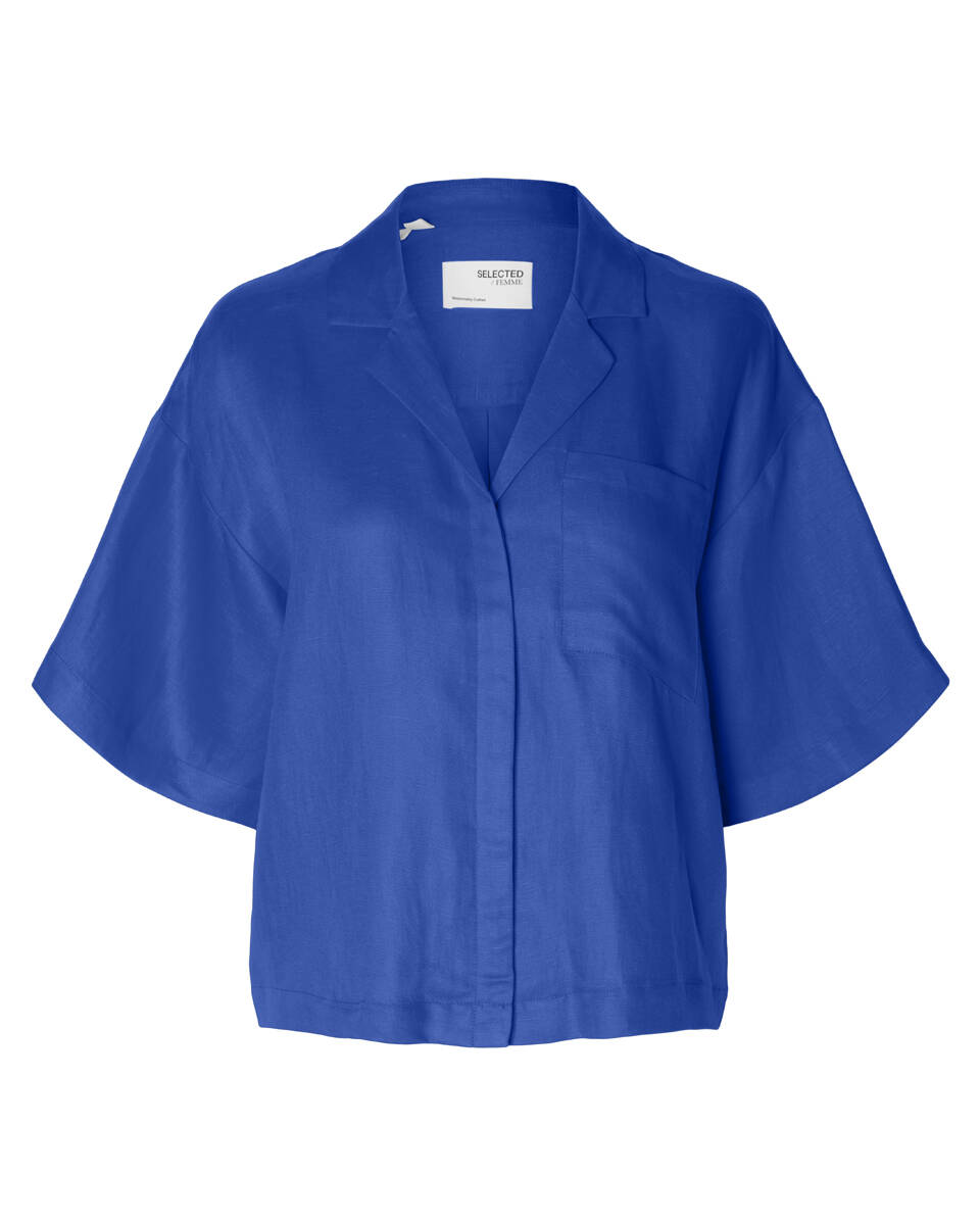 Selected Femme Blouse korte mouw 16093093 flyra