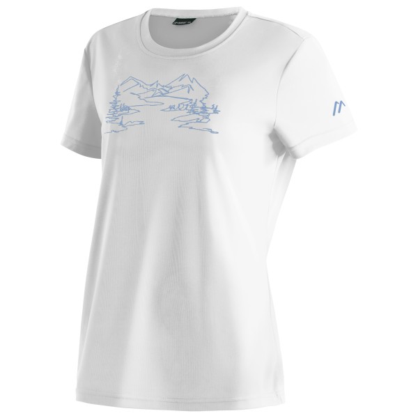 Maier sports  Women's Wilma Print - Sportshirt, wit